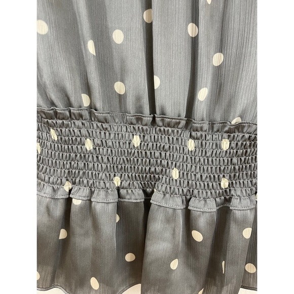 RYEGRASS Gray Dots Women’s Blouse New With Tags Size: XS - Picture 9 of 13